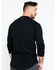 Image #2 - Hawx Men's Logo Crew Long Sleeve Work T-Shirt - Tall, Black, hi-res