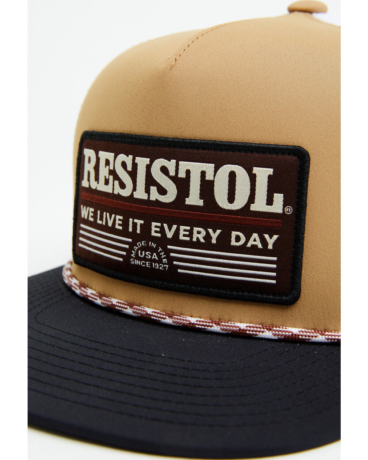 Image #2 - Hooey Men's Resistol Logo Ball Cap, Tan, hi-res