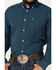 Image #3 - Ariat Men's Greyson Plaid Print Long Sleeve Button-Down Shirt, Blue, hi-res