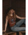 Image #2 - Idyllwind Women's Buckle Up Cowboy Tank, Caramel, hi-res