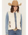 Image #1 - Outback Trading Co Women's Quilted Riding Vest, Cream, hi-res