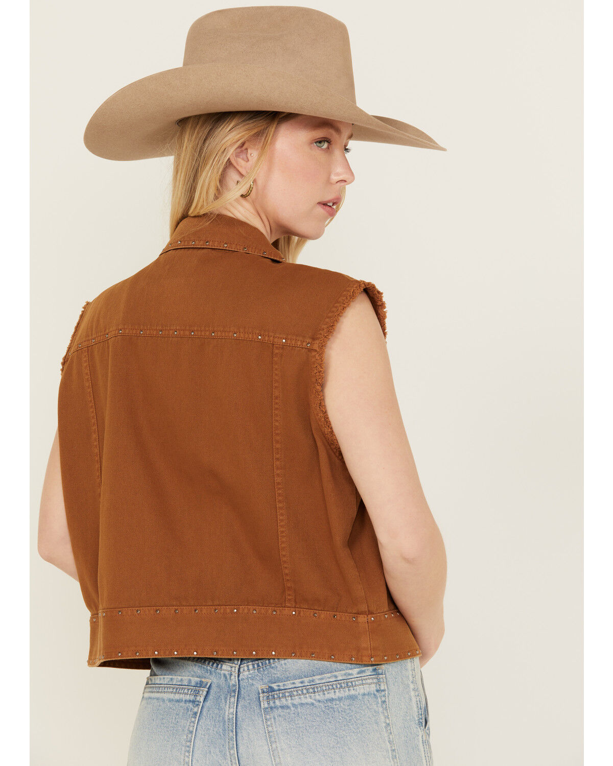 Image #4 - Ariat Women's Harley Vest, Brown, hi-res