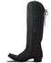 Image #3 - Lane Women's Olivia Jane Knee High Corset Western Boots - Snip Toe, Black, hi-res