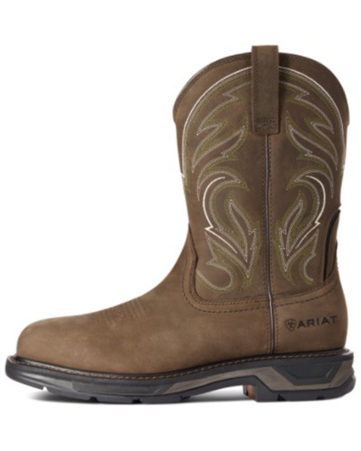 Image #2 - Ariat Men's Distressed WorkHog&reg; XT Cottonwood Work Boot - Composite Toe, Brown, hi-res