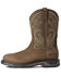 Image #2 - Ariat Men's Distressed WorkHog&reg; XT Cottonwood Work Boot - Composite Toe, Brown, hi-res