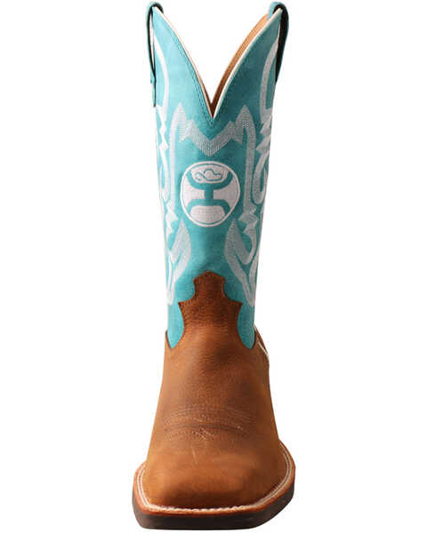 Image #5 - Hooey by Twisted X Men's Western Boots - Broad Square Toe, Brown, hi-res