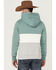 Image #4 - Wanakome Men's Colorblock Rivera Hooded Pullover Sweatshirt , Sage/brown, hi-res