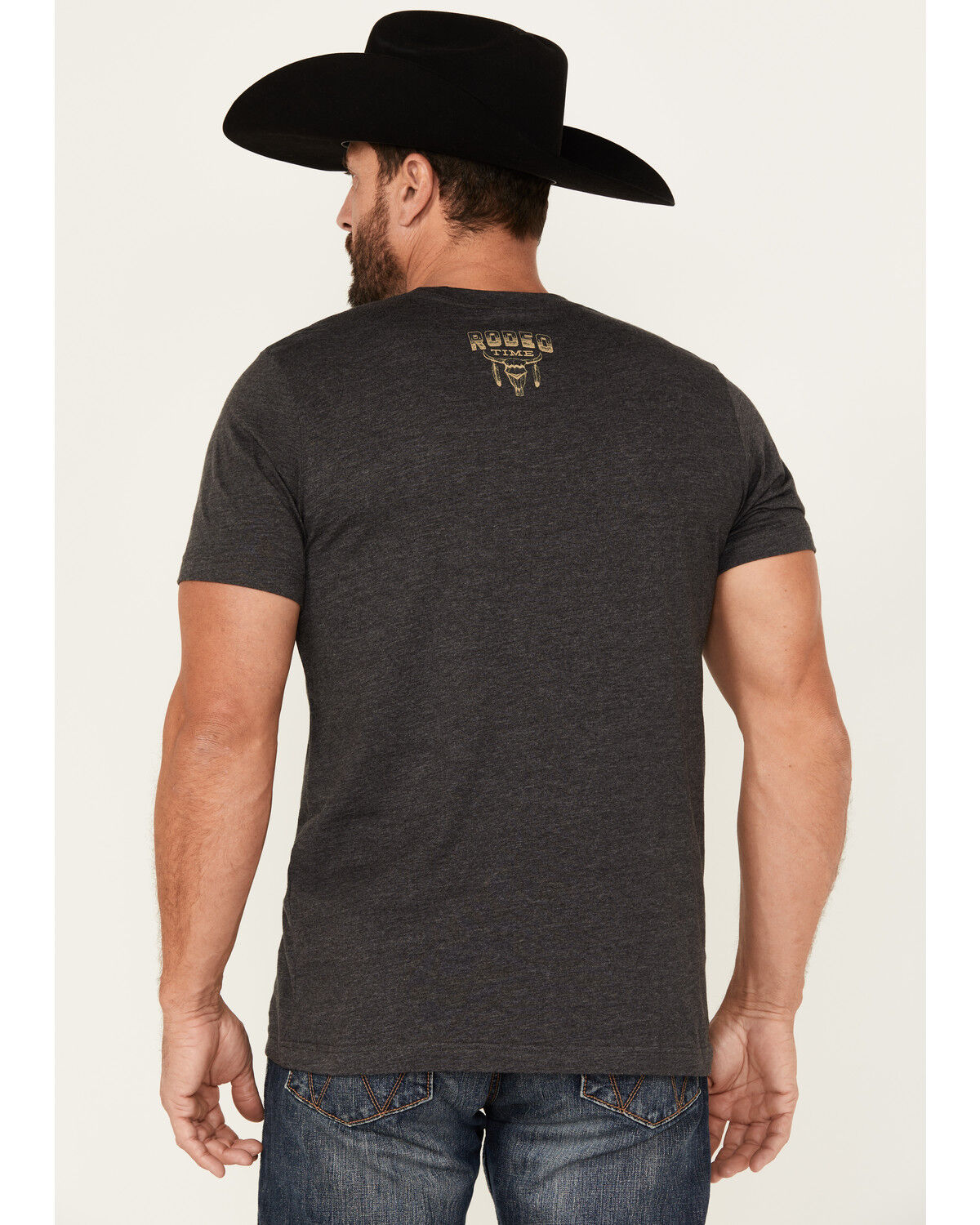 Image #4 - Rodeo Time Men's Welcome To The Big Pen Short Sleeve Graphic T-Shirt, Black, hi-res
