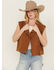 Image #2 - Ariat Women's Harley Vest, Brown, hi-res