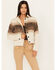 Image #1 - Rock & Roll Denim Women's Ombre Sherpa Jacket , Brown, hi-res