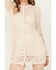 Image #3 - Spell Women's Helena Crochet Lace Mini Dress, Cream, hi-res