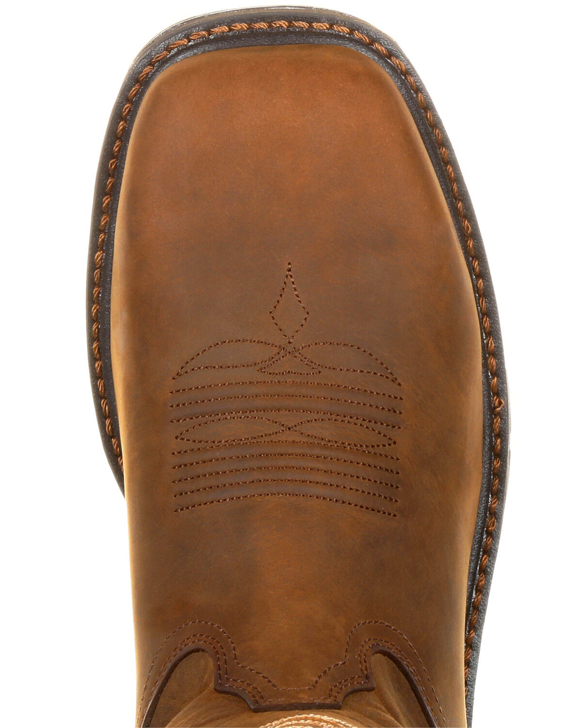 Image #6 - Georgia Boot Men's Carbo-Tec LT Waterproof Western Work Boots - Alloy Toe, Brown, hi-res
