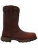 Image #2 - Durango Men's Maverick Wellington Waterproof Western Work Boots - Composite Toe, Brown, hi-res