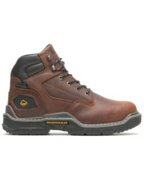 Image #2 - Wolverine Men's Raider DuraShock Insulated Lace-Up Work Boots - Carbon Toe, Brown, hi-res