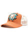 Image #1 - Shyanne Women's Southwestern Steerhead Embroidered Patch Mesh-Back Ball Cap , Chilli, hi-res