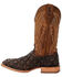 Image #3 - Durango Men's Exotic Pirarucu Skin Western Boots - Broad Square Toe, Dark Brown, hi-res