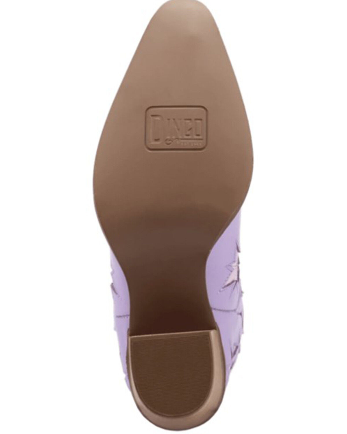 Image #7 - Dingo Women's Starburst Western Booties - Round Toe, Purple, hi-res