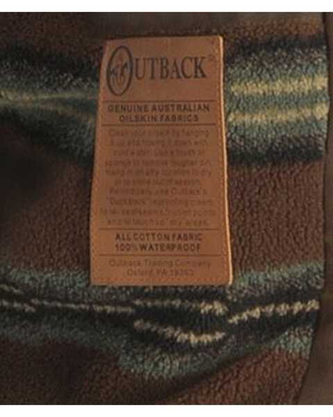 Outback Trading Co Men's Oilskin Rancher Jacket, Bronze, hi-res