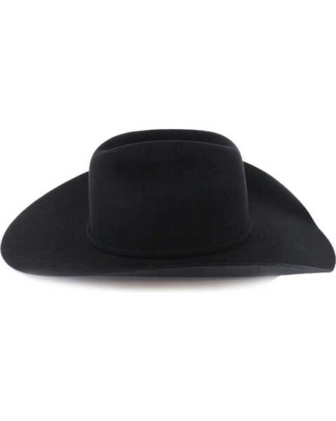 Rodeo King Men's 7X Black Felt Cowboy Hat, Black, hi-res