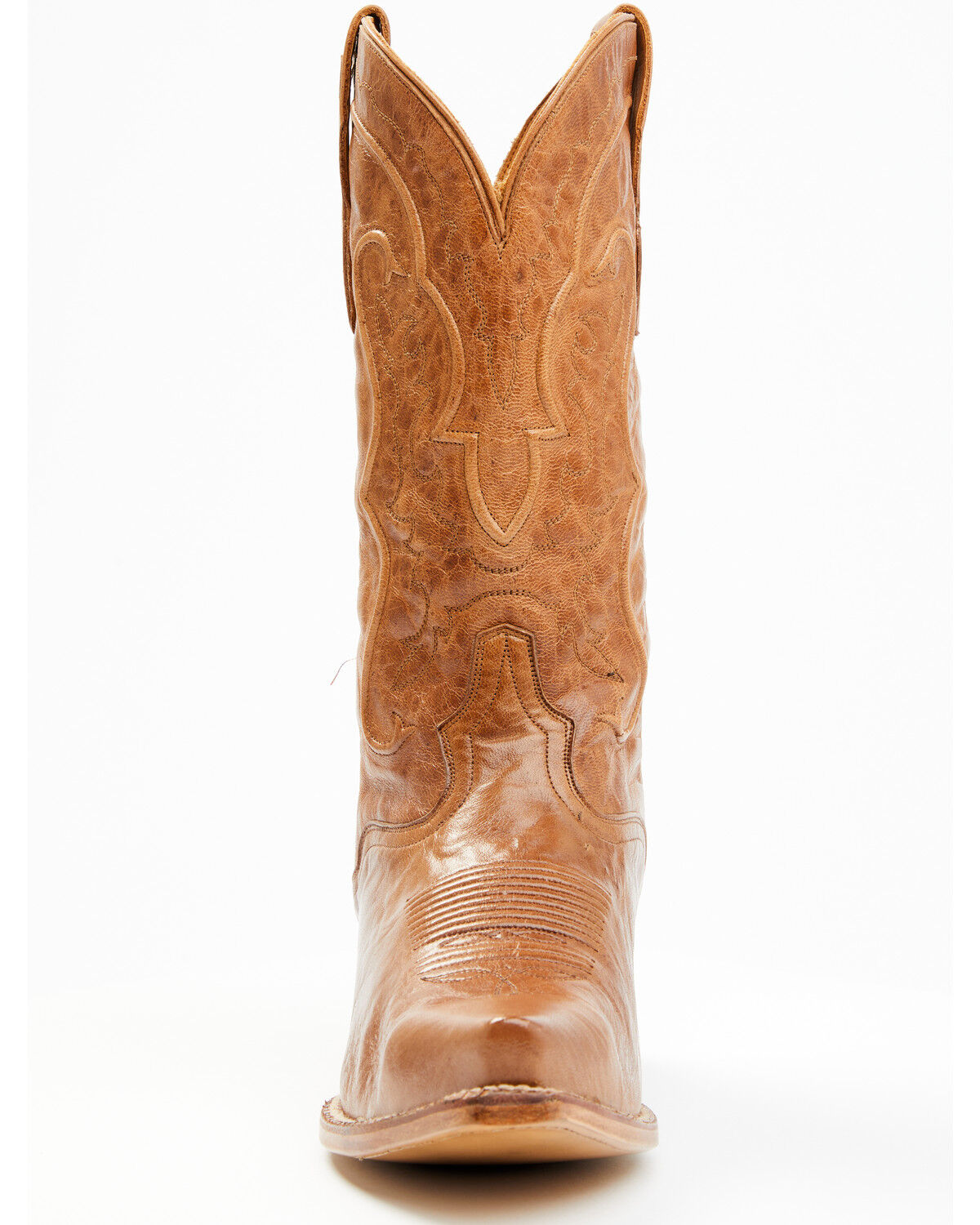 Image #4 - El Dorado Men's 13" Western Boots - Snip Toe, Tan, hi-res