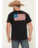 Image #1 - NRA Men's 2nd Amendment Patriotic Short Sleeve Graphic T-Shirt, Black, hi-res