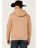 Image #4 - RANK 45® Men's Logo Southwestern Print Hooded Sweatshirt, Tan, hi-res