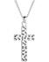 Image #2 - Montana Silversmiths Men's Cross Necklace, Silver, hi-res
