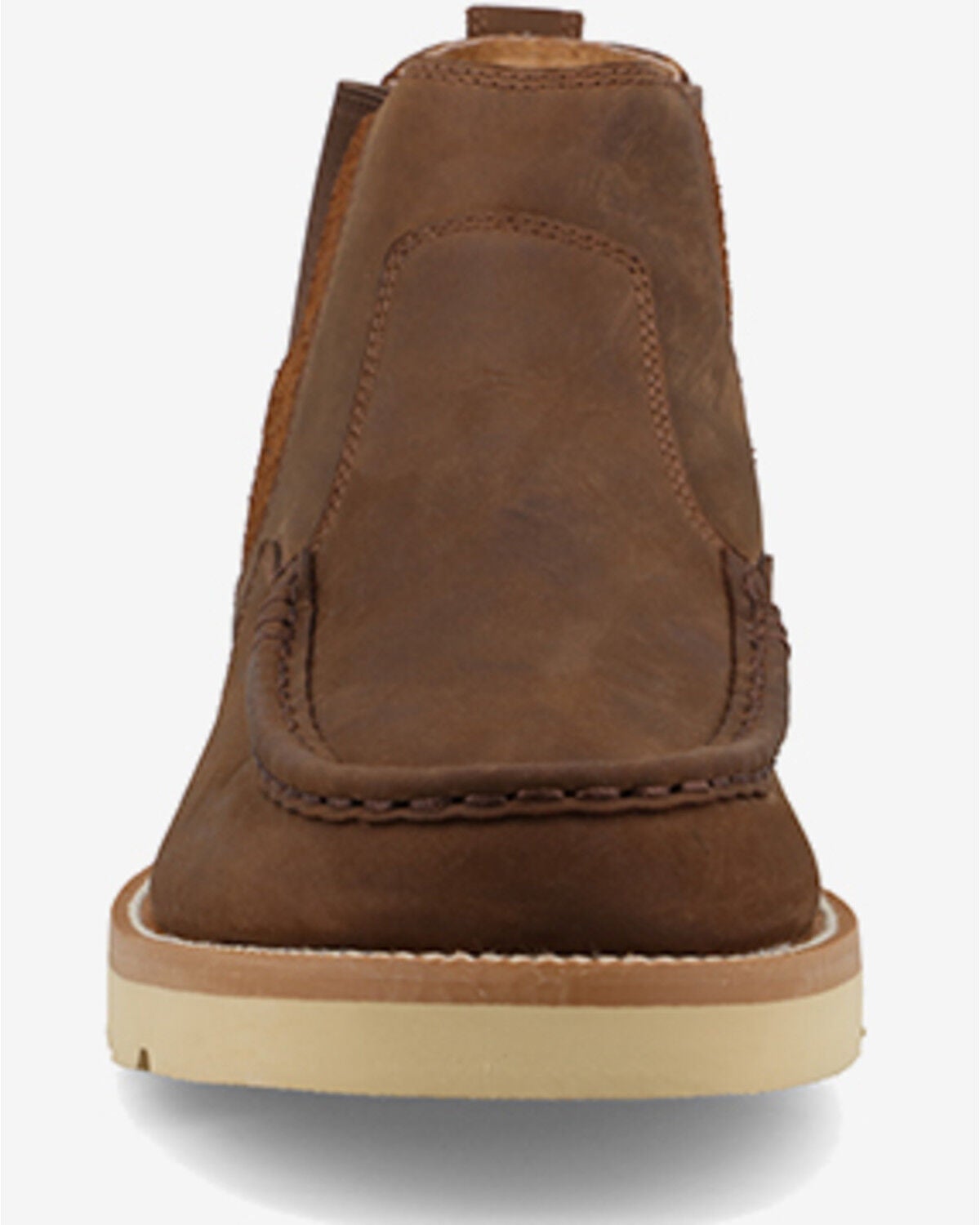 Image #4 - Twisted X Men's 6" Wedge Sole Boots - Moc Toe, Tan, hi-res