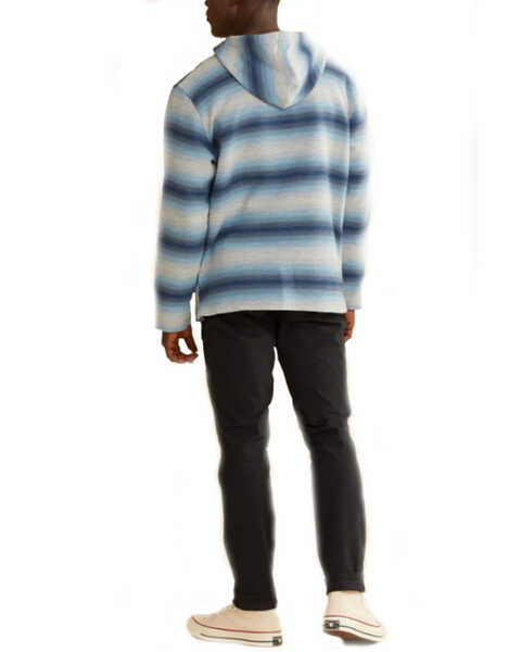 Image #2 - Pendleton Men's Driftwood Striped Print Hooded Sweatshirt, Tan, hi-res