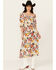 Image #2 - Wild Moss Women's Floral Print Midi Dress, Multi, hi-res