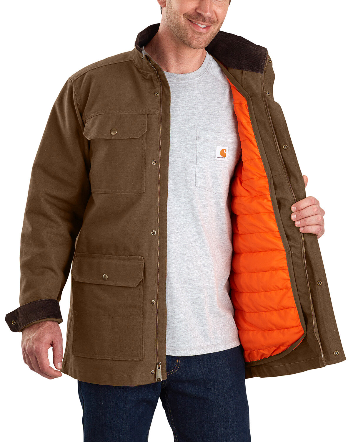 Carhartt mens field coat clearance
