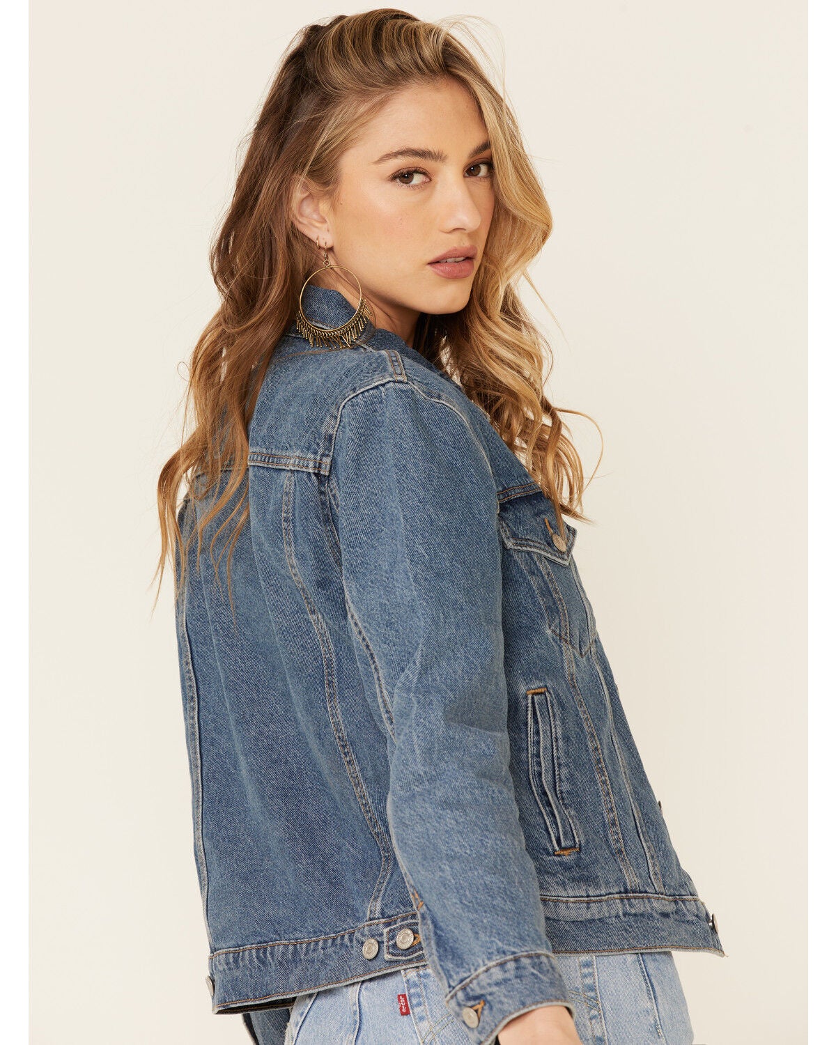 Concrete Indigo Denim Trucker Jacket 