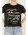 Image #3 - The Laundry Room Women's Rhinestone Coors Neon Light Short Sleeve Graphic Tee, Black, hi-res