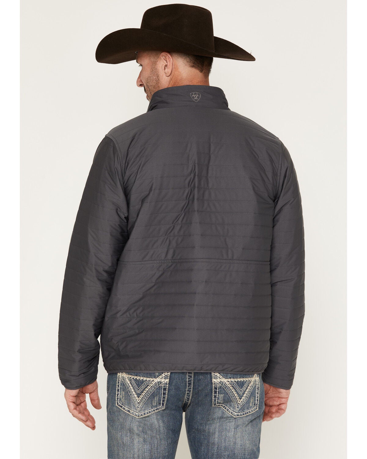 Image #4 - Ariat Men's Wylie Jacket, Dark Grey, hi-res