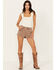 Image #1 - Cleo + Wolf Women's High Rise Stretch Shorts, , hi-res