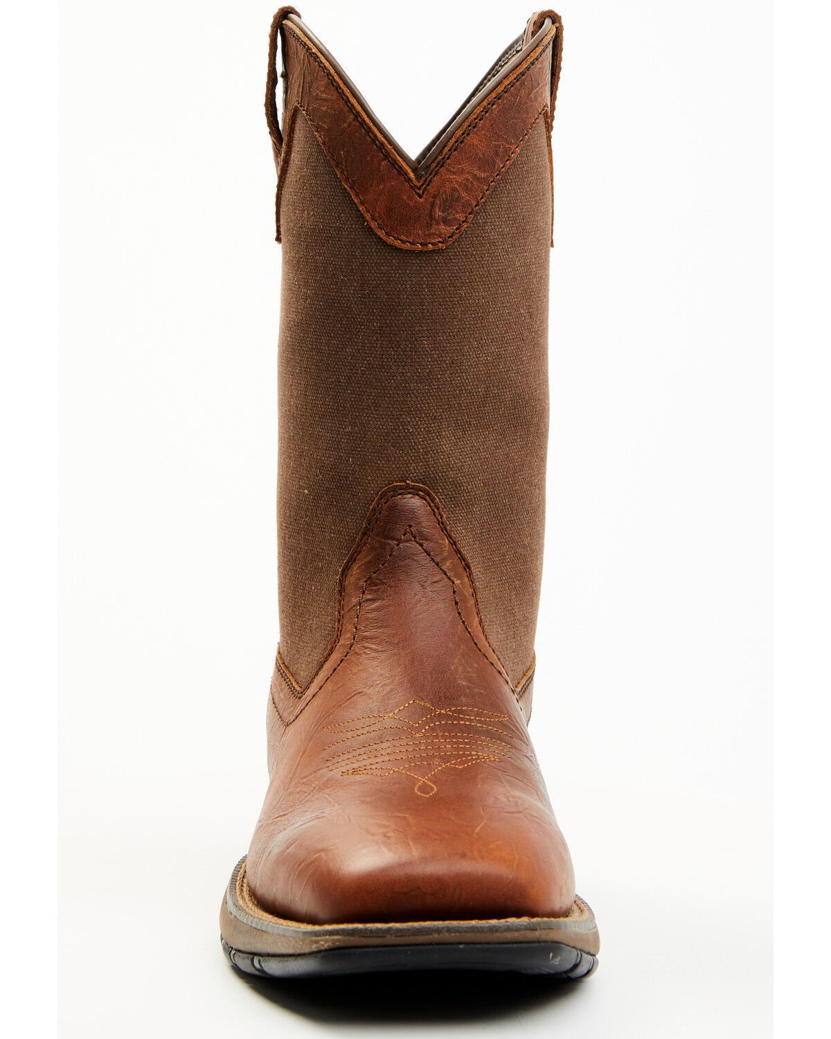 Image #4 - Brothers and Sons Men's Xero Gravity Lite Western Performance Boots - Broad Square Toe, Caramel, hi-res