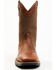 Image #4 - Brothers and Sons Men's Xero Gravity Lite Western Performance Boots - Broad Square Toe, Caramel, hi-res