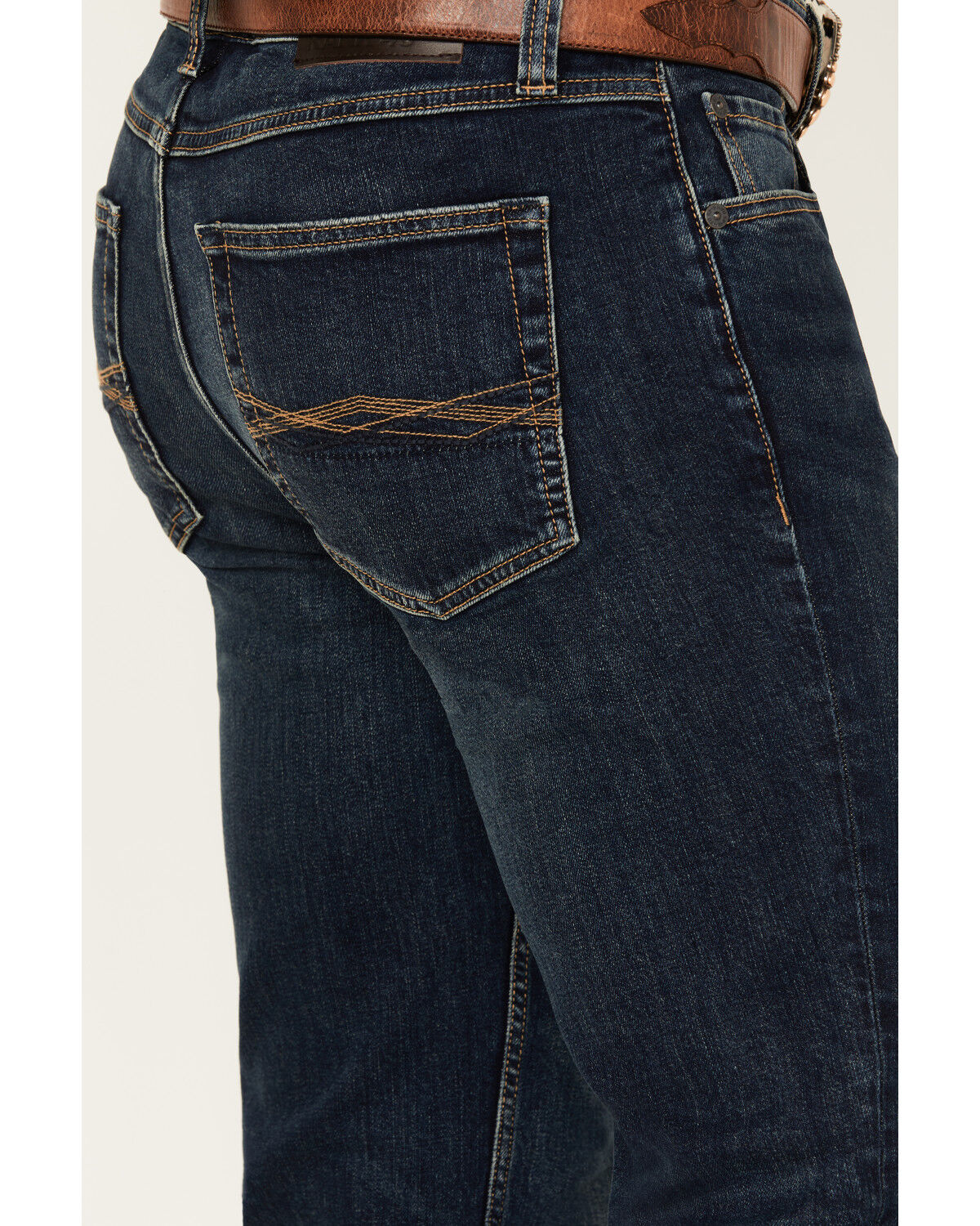 Image #4 - RANK 45® Men's Ambush Slim Straight Stretch Denim Jeans, Dark Wash, hi-res
