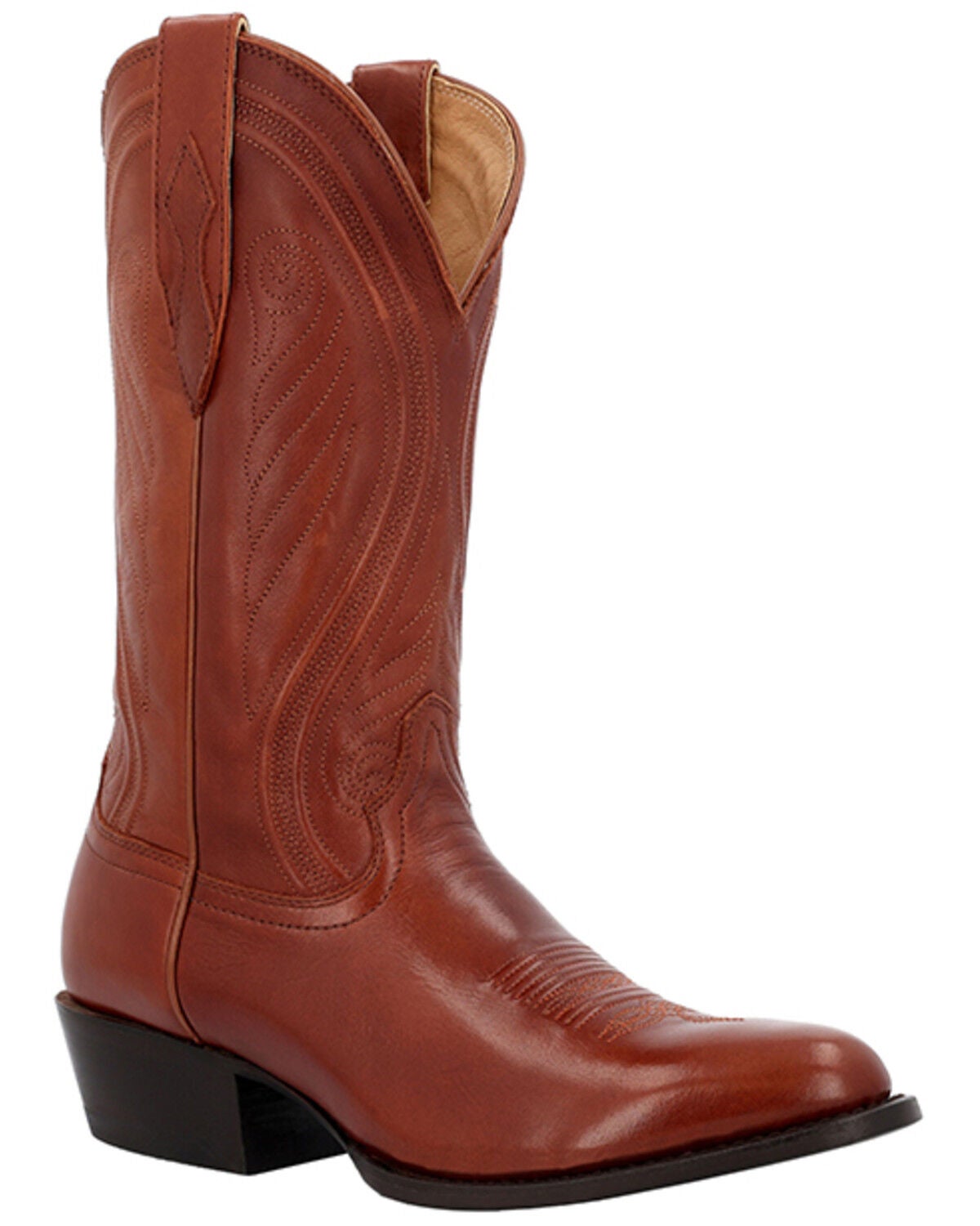 Durango Men's Santa Fe&trade; Sienna Western Boots - Round Toe, Rust Copper, hi-res