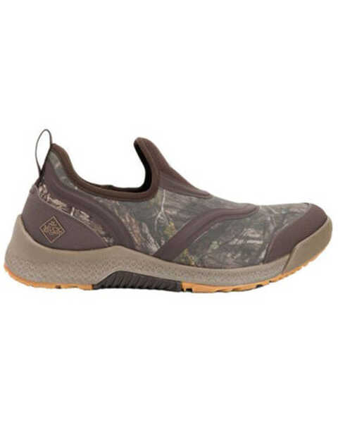 Image #2 - Muck Boots Men's Realtree Camo Outscape Low Slip-On Rubber Shoes , Camouflage, hi-res