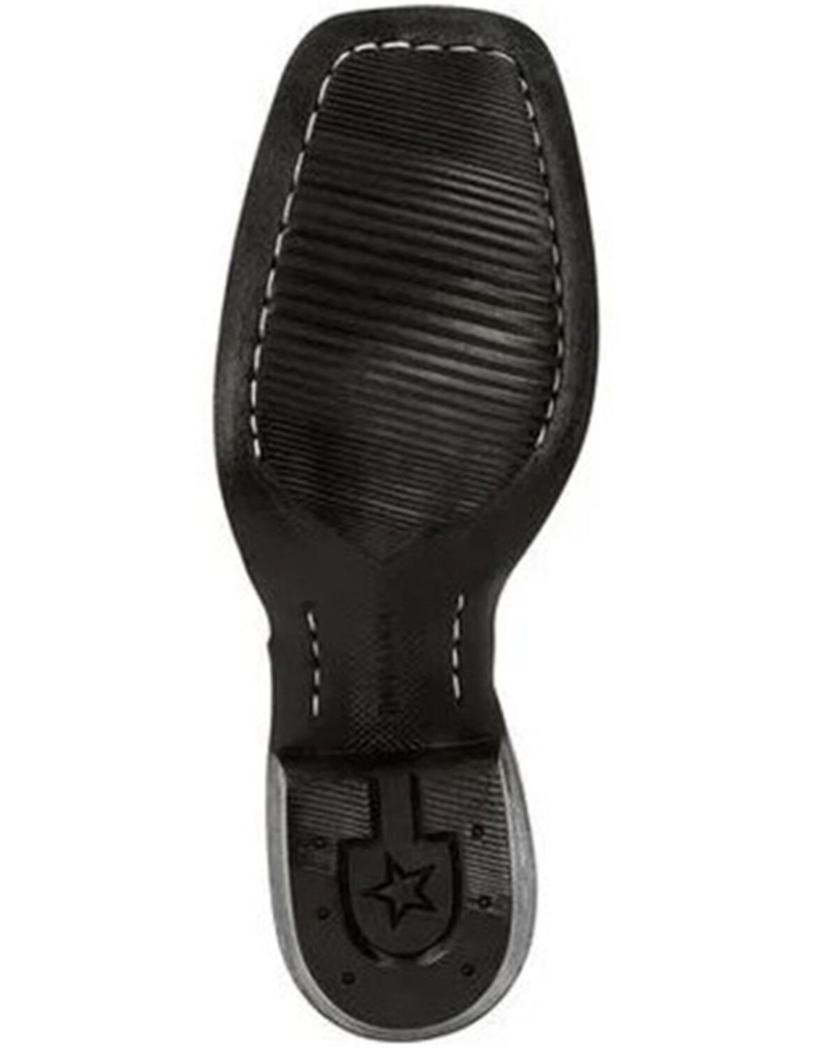 Image #7 - Durango Men's Westward Western Boots - Broad Square Toe, Black, hi-res