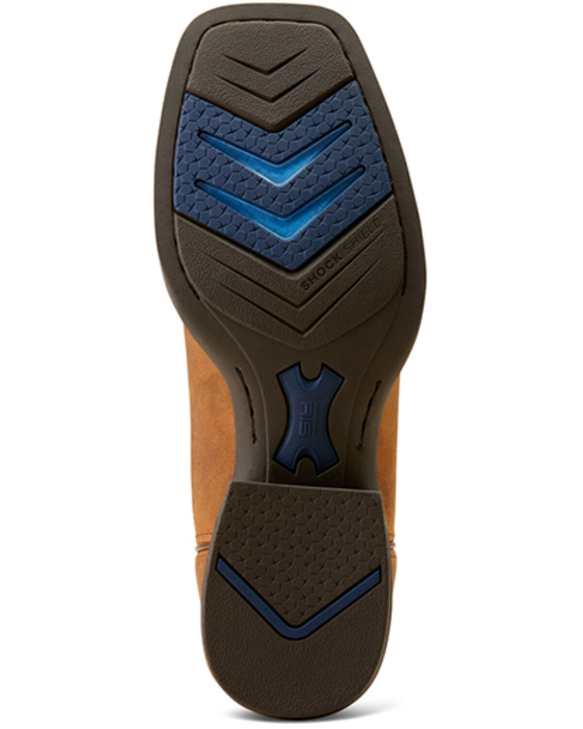 Image #5 - Ariat Men's Cowpuncher VentTek Western Boot - Broad Square Toe, Brown, hi-res