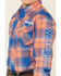 Wrangler Boys' Multi Plaid Logo Long Sleeve Snap Western Shirt , Multi, hi-res