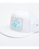 Image #1 - Salty Rodeo Men's Ice OG Logo Patch Trucker Cap, White, hi-res