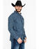 Ariat Men's Rackard Retro Camo Long Sleeve Western Shirt , Blue, hi-res