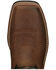 Image #6 - Justin Men's Stampede Bolt Pull On Western Work Boots - Nano Composite Toe, Brown, hi-res