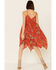Molly Bracken Women's Floral Print Hanky Dress, Red, hi-res