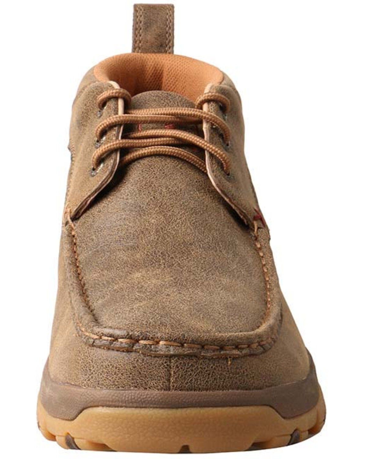 Image #5 - Twisted X Men's Chukka Driving Mocs, Brown, hi-res