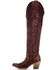 Image #3 - Corral Women's Leather Tall Western Boots - Pointed Toe, Cognac, hi-res