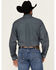 Image #4 - Cinch Men's Medallion Print Long Sleeve Button-Down Western Shirt, Teal, hi-res